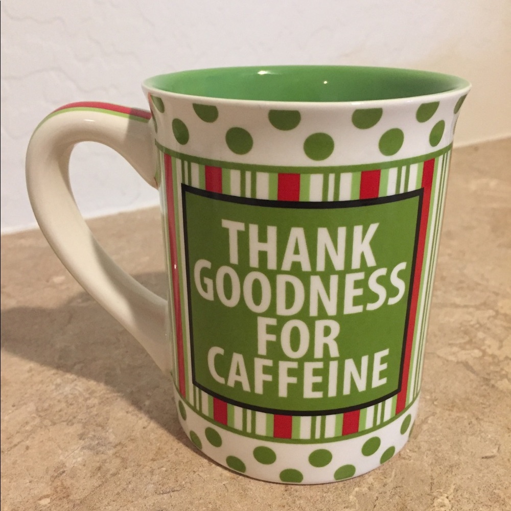 Thank Goodness For Caffeine | Funny Mug